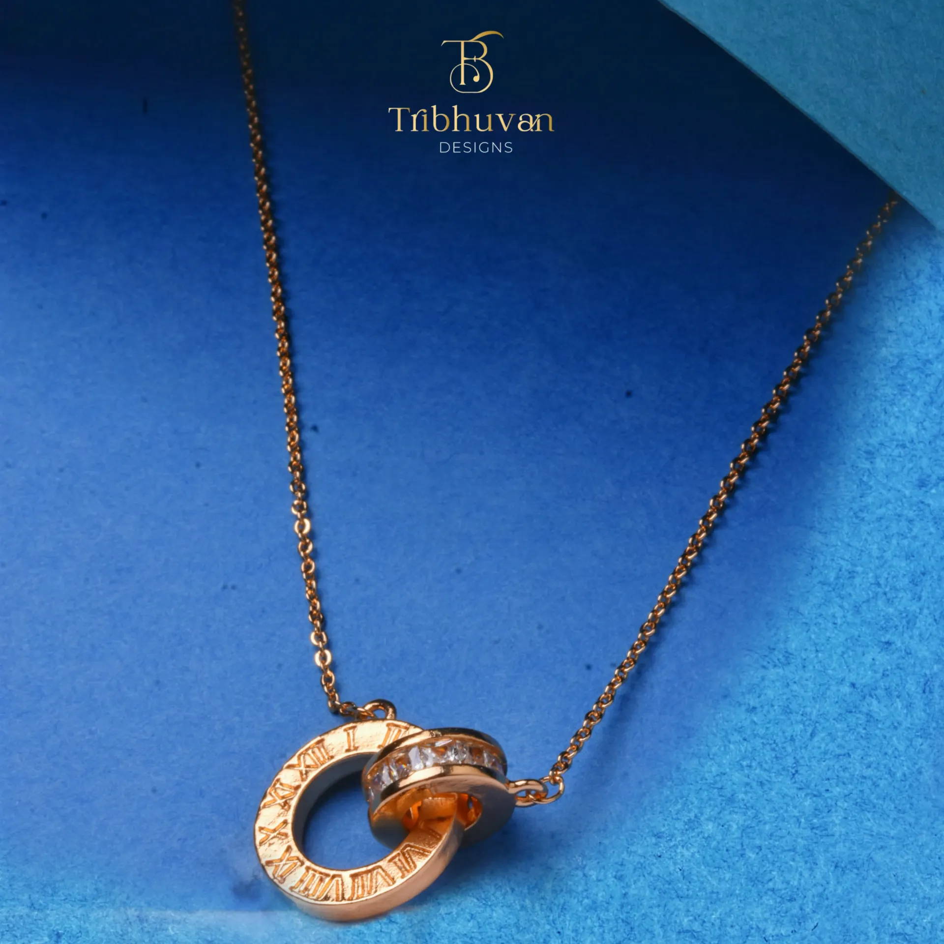 Eternal Roman Ring Pendant Necklace