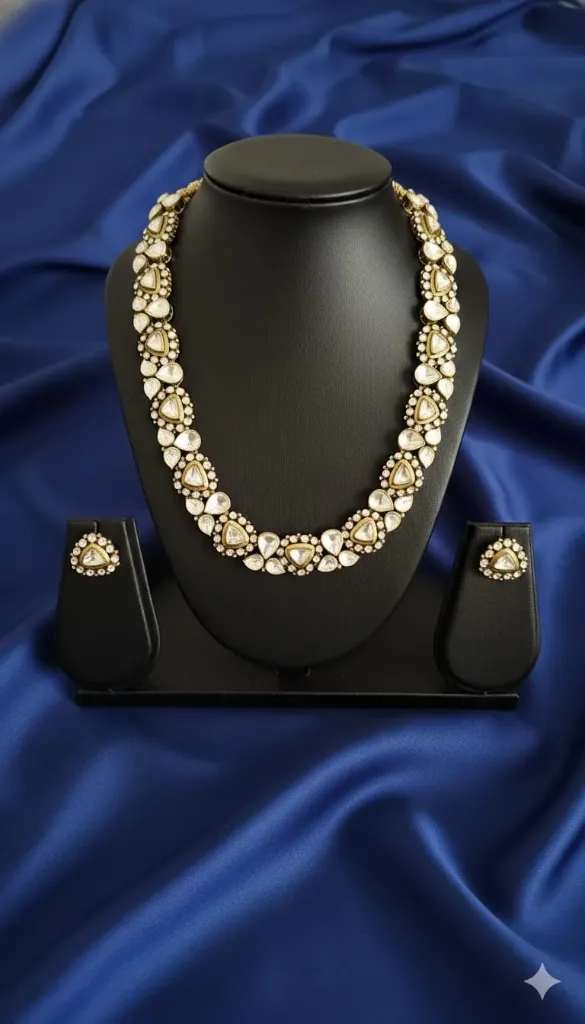 Classic Polki Everyday Necklace Set
