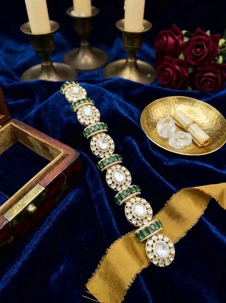 Emerald Polki Heritage Bracelet